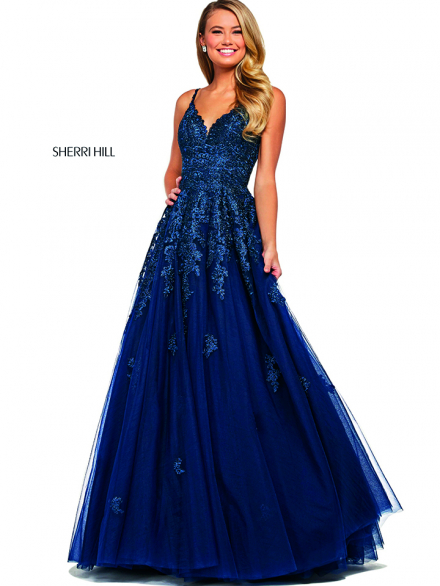 abito gonna in tulle blu sherri hill 2020.jpg